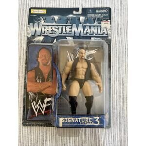 1998 Jakks Pacific Wrestle Mania XV Stone Cold Steve Austin Series 3 Figure